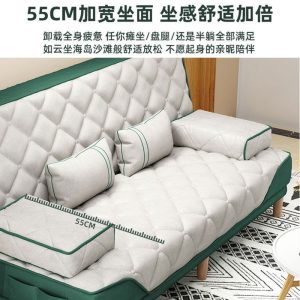Sofa gấp tích hợp Sofa giường đôi đa năng phòng ngủ phòng khách đơn giản cho thuê phòng nhỏ - Hình 4