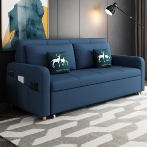 Sofa giường có thể gập lại giường cao su ngồi và nằm đa chức năng có thể thu vào giường đôi đơn phòng khách phòng nhỏ Sofa sử dụng kép