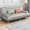 Sofa Giường Đôi Gấp Gọn phòng nhỏ Phòng Khách Đôi 3 Người Đa Năng Công Nghệ Vải Cao Su lười Sofa Giường