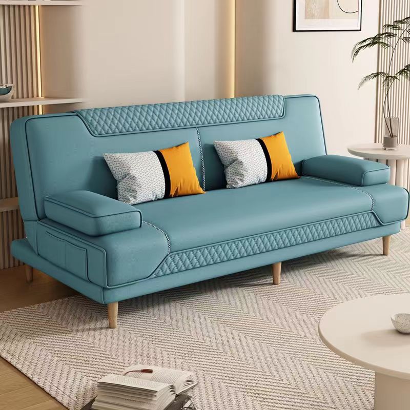 Sofa giường phòng khách đa năng kép gấp hiện đại phòng nhỏ kinh tế cao su lười đôi Sofa vải - Hình 2 Sofa giường phòng khách đa năng kép gấp hiện đại phòng nhỏ kinh tế cao su lười đôi Sofa vải - Hình 2