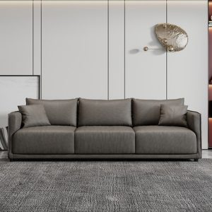 Sofa Hiện đại đơn giản sang trọng Ghế Sofa phòng nhỏ đơn đôi ba người công nghệ vải lưới màu đỏ Ghế Sofa nhỏ phòng khách phòng ngủ gia đình chung cư