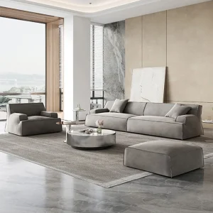 Sofa hiện đại thanh lịch Phòng chờ đơn thoải mái Lười thư giãn Sofa đơn giản Thiết kế sang trọng Sofy Do Salonu Bộ Bàn Ghế sân vườn - Hình 2