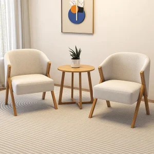 Sofa Hộ Gia Đình Bắc Âu Thịt Cừu Nhung Ghế Sofa Đơn Phòng Khách Giải Trí Ghế Trưởng Phòng Gỗ Chắc Chắn Vải Ghế Sofa Lười - Hình 2
