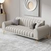 Sofa kiểu Italy đẹp sang trọng phòng nhỏ công nghệ vải Bắc Âu Sofa phòng khách nhà hiện đại đơn giản văn phòng ba người Sofa