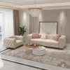 Sofa kiểu Italy sang trọng hậu hiện đại đơn giản vải phòng khách sang trọng lớn và nhỏ gia đình lớn và nhỏ công nghệ vải da góc Sofa