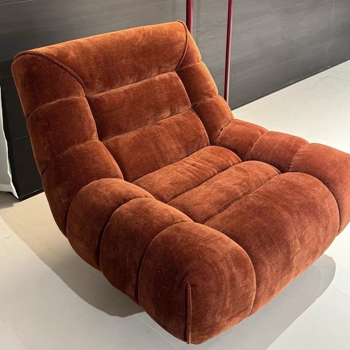 Sofa Lười Chân Xoay Linh Hoạt Vải Chenille Kiểu Dáng Bắc Âu - Hình 3 Sofa Lười Chân Xoay Linh Hoạt Vải Chenille Kiểu Dáng Bắc Âu - Hình 3