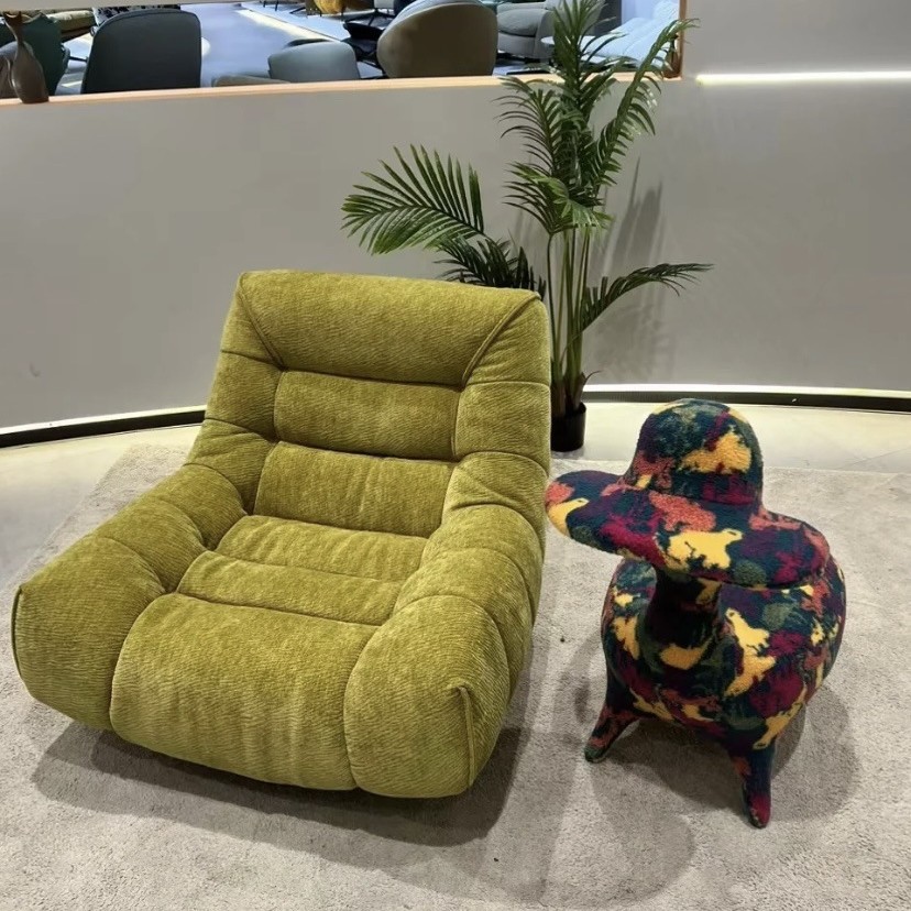Sofa Lười Chân Xoay Linh Hoạt Vải Chenille Kiểu Dáng Bắc Âu - Hình 5 Sofa Lười Chân Xoay Linh Hoạt Vải Chenille Kiểu Dáng Bắc Âu - Hình 5