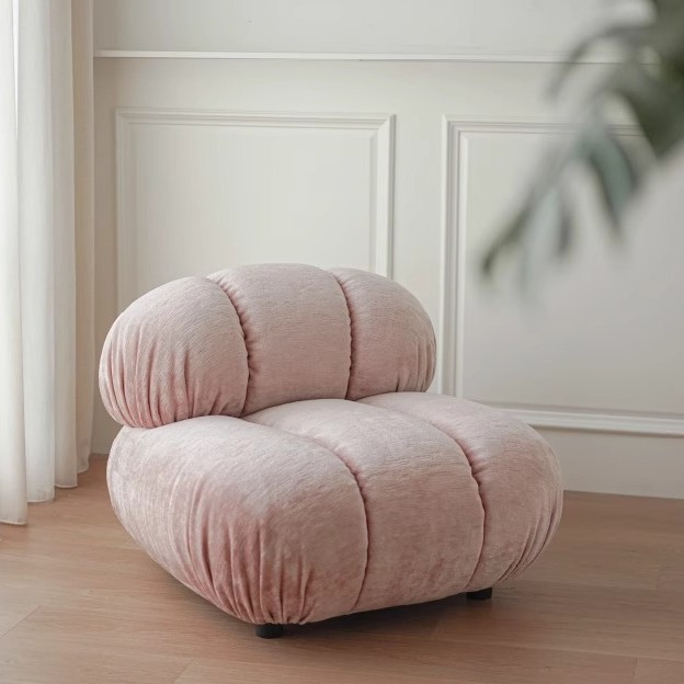 Sofa Lười Thư Giãn Vải Nhung Decor Hình Bông Hoa - Hình 2 Sofa Lười Thư Giãn Vải Nhung Decor Hình Bông Hoa - Hình 2