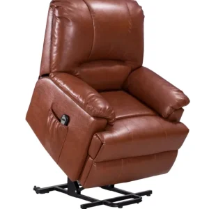 Sofa Màu Đen Hiện Đại Phòng Khách Người Cao Tuổi Điện Đơn Phòng Chờ Da Chống Bẹp Đầu Xoay Nâng Đá Massage Chống Bẹp Đầu Ghế Sofa - Hình 2