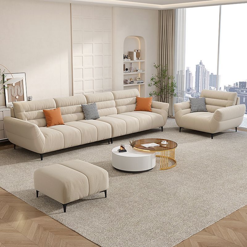 Sofa Màu kem phong cách Sofa vải phòng khách hàng thẳng ba người phòng nhỏ đơn giản hiện đại đẹp sang trọng nhà Sofa vải - Hình 3 Sofa Màu kem phong cách Sofa vải phòng khách hàng thẳng ba người phòng nhỏ đơn giản hiện đại đẹp sang trọng nhà Sofa vải - Hình 3