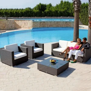 Sofa Mây Ngoài Trời Bàn Ghế Góc Sofa Giải Trí Mây Sofa Ban Công Khách Sạn, Sân Phòng Khách Sofa Mây