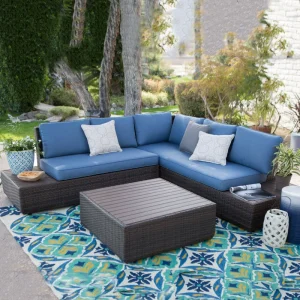 Sofa Mây Ngoài Trời Kết Hợp Ban Công: Sân Vườn, Sân Thượng và Ghế Mây Giải Trí - Hình 2