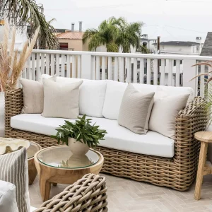 Sofa Mây Ngoài Trời Ngoài Trời Sân Vườn Ngoài Trời Sân Chống Nắng Chống Nước Giải Trí B&B Sân Thượng - Hình 2
