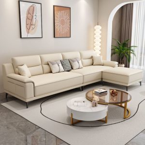 Sofa Mới Móng Vuốt Mèo Sofa Vải Chịu Mài Mòn Chống Trầy Xước Đơn Giản Phòng Khách Hiện Đại phòng nhỏ Sofa Vải Cao Su