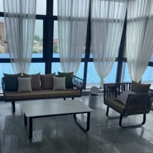 Sofa Ngoài Trời B&B: Ban Công Ngoài Trời, Ghế Mây Giải Trí, Sofa Phòng Tắm Nắng, Sân Vườn Bàn Trà Bàn Ghế Mây - Hình 4