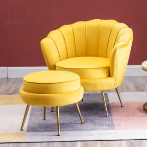 Sofa Nội Thất Ghế Sofa Phòng Khách Cao Cấp Ghế Sofa Đơn Ghế Flannel Ghế Giải Trí Tựa Lưng Phòng Chờ Nội Thất Sofa B - Hình 3