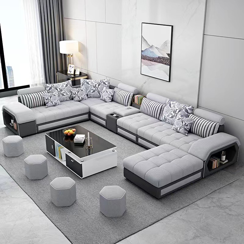 Sofa Phật Sơn Sofa Vải Phòng Khách Đơn Giản Hiện Đại Nhà Lớn Góc Công Nghệ Cao Su Vải Sofa Nông Thôn Bán Buôn - Hình 3 Sofa Phật Sơn Sofa Vải Phòng Khách Đơn Giản Hiện Đại Nhà Lớn Góc Công Nghệ Cao Su Vải Sofa Nông Thôn Bán Buôn - Hình 3