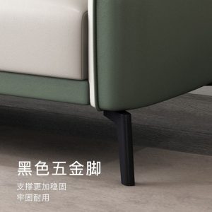 Sofa Phong cách kiểu Italy nhẹ nhàng sang trọng phong cách Bắc Âu công nghệ Sofa vải phòng khách phòng nhỏ kéo khóa đôi gia đình 3 người Sofa đơn giản - Hình 3