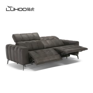 Sofa Phòng khách đơn giản kiểu kiểu Italy Sofa da điện đồ nội thất đơn giản hiện đại phòng nhỏ Ghế Sofa chức năng thẳng hàng cho 3 người
