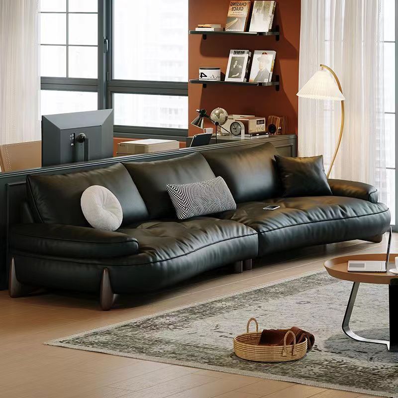 Sofa phòng khách mới lưới màu nâu đỏ retro kiểu Italy thiết kế đơn giản phòng nhỏ Sofa cong - Hình 2 Sofa phòng khách mới lưới màu nâu đỏ retro kiểu Italy thiết kế đơn giản phòng nhỏ Sofa cong - Hình 2