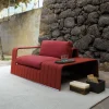 Sofa Sân Biệt Thự Ngoài Trời Lười Biếng Ghế Salon Bắc Âu Giải Trí Bàn Cà Phê Sân Vườn Ban Công Đồ Gỗ Ngoài Trời