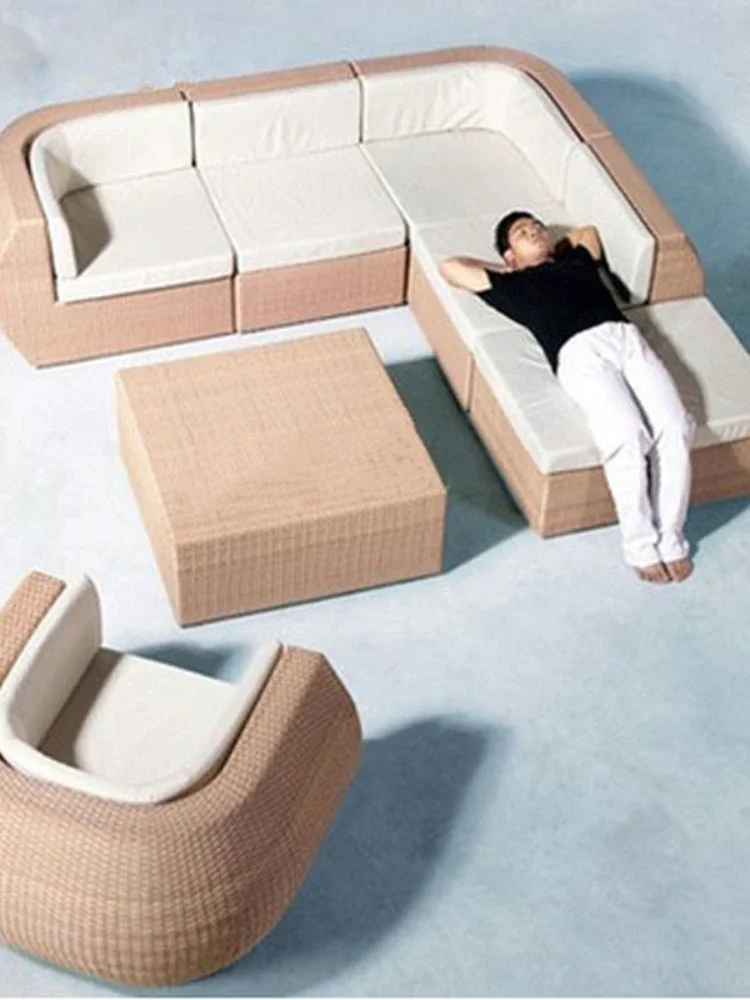 sofa, sân ngoài trời, sân vườn, chống nắng, ghế mây đơn giản, bàn trà kết hợp, sân vườn - Hình 2 sofa, sân ngoài trời, sân vườn, chống nắng, ghế mây đơn giản, bàn trà kết hợp, sân vườn - Hình 2