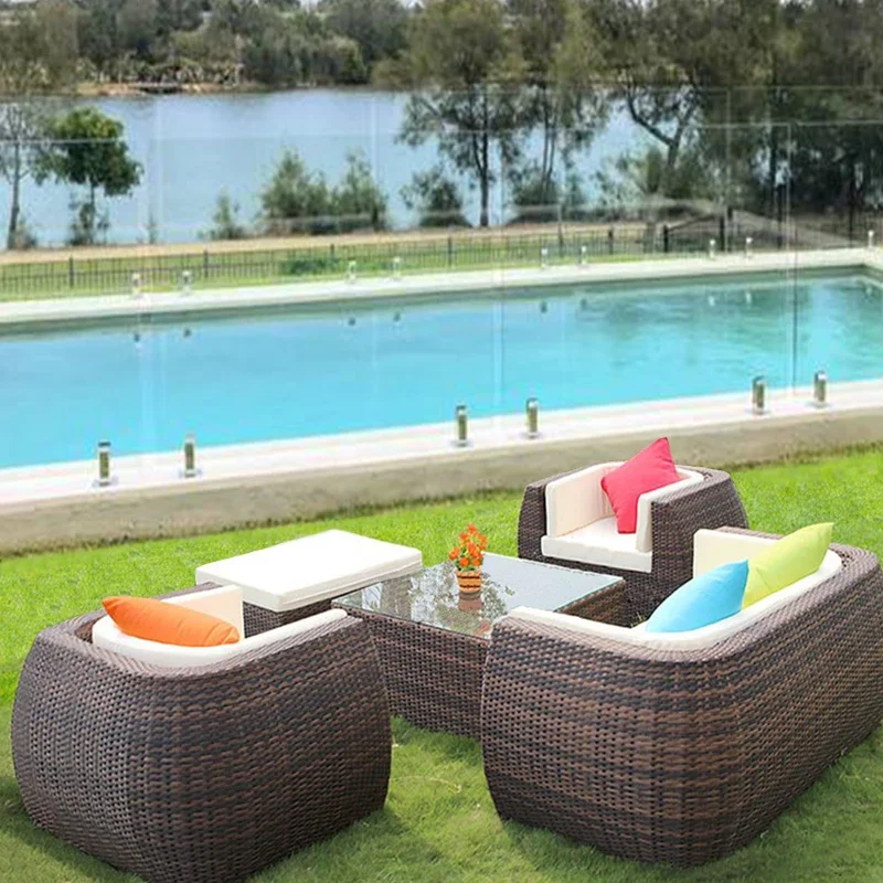 sofa, sân ngoài trời, sân vườn, chống nắng, ghế mây đơn giản, bàn trà kết hợp, sân vườn - Hình 3 sofa, sân ngoài trời, sân vườn, chống nắng, ghế mây đơn giản, bàn trà kết hợp, sân vườn - Hình 3