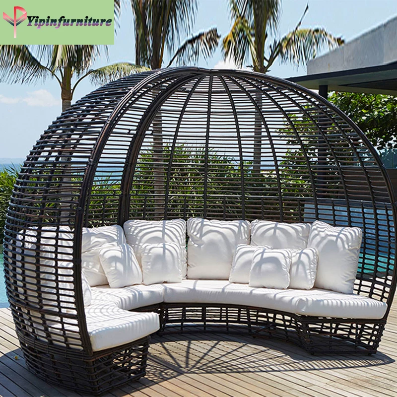 Sofa Sân Vườn Lồng Chim Lớn Giường Tròn Mây Khách Sạn Nghỉ Dưỡng Giường Ngủ Và Bữa Sáng Ghế Mây - Hình 4 Sofa Sân Vườn Lồng Chim Lớn Giường Tròn Mây Khách Sạn Nghỉ Dưỡng Giường Ngủ Và Bữa Sáng Ghế Mây - Hình 4