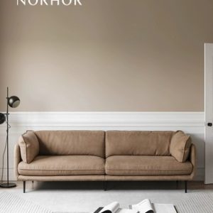 Sofa Ưu đãi đặc biệt Sofa vải công nghệ NORHOR / HUG phong cách Bắc Âu phòng khách kiểu kiểu Italy đơn giản và hiện đại K #