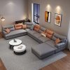 Sofa vải phòng khách hiện đại kích thước đơn giản gia đình 2022 mới Ghế Sofa góc trường kỷ công nghệ Bắc Âu Sofa vải