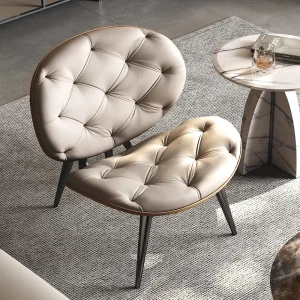 Thiết Kế Bắc Âu Ghế Đọc Sách Hỗ Trợ Lưng Đơn Giản Nhát Ghế Sofa Phòng Khách Tầng Công Thái Hiện Đại Fauteuil Salon Nội Thất Gia Đình - Hình 2