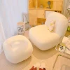 Thiết Kế Chỗ Để Chân Ghế Phòng Khách Màu Trắng Hiện Đại Thư Giãn Ghế Phòng Chờ Chống Bẹp Đầu Máy Tính Muebles Para El Hogar Nội Thất Gia Đình