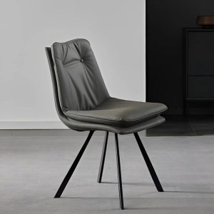 Thiết Kế Ghế Ăn Gia Đình Tựa Lưng Da 2 Lớp Sang Trọng - Hình 4