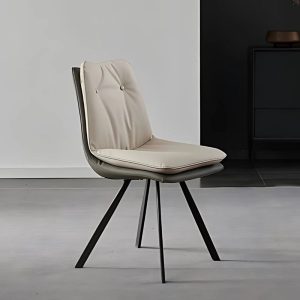 Thiết Kế Ghế Ăn Gia Đình Tựa Lưng Da 2 Lớp Sang Trọng - Hình 5