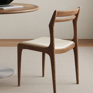 Thiết Kế Ghế Gỗ Tần Bì Lưng Tựa Decor Quán Cafe Tối Giản Kiểu Ý - Hình 3