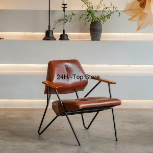 Thiết Kế Sang Trọng Ghế Phòng Khách Bắc Âu Thư Giãn Phòng Khách Ghế Bành Thoải Mái Hỗ Trợ Lưng Chaises De Cục Nội Thất Phòng MQ50KT - Hình 2