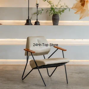 Thiết Kế Sang Trọng Ghế Phòng Khách Bắc Âu Thư Giãn Phòng Khách Ghế Bành Thoải Mái Hỗ Trợ Lưng Chaises De Cục Nội Thất Phòng MQ50KT - Hình 3