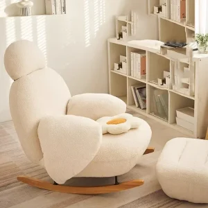 Thiết Kế Tựa Đầu Ghế Phòng Khách Hiện Đại Ban Công Đơn Hình Hoa Đính Đá Chống Bẹp Đầu Đọc Fauteuil Salon Phòng Khách Phụ Kiện