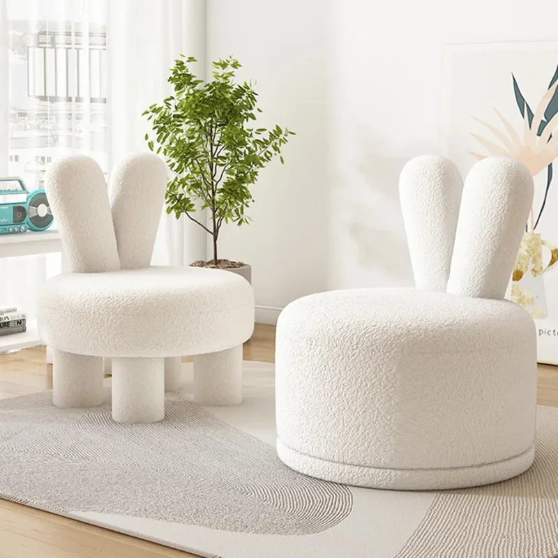 Thỏ Có Thể Xoay Ghế Sofa Sáng Tạo Sofa Lười Phòng Khách Kem Gió Trẻ Em Lưng Ghế Tất Nam Giải Trí Phân Thấp - Hình 4 Thỏ Có Thể Xoay Ghế Sofa Sáng Tạo Sofa Lười Phòng Khách Kem Gió Trẻ Em Lưng Ghế Tất Nam Giải Trí Phân Thấp - Hình 4