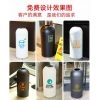 Thùng rác bằng thép không gỉ cực lớn thương mại cao cấp cửa hàng trà quán cà phê ăn uống ngoài trời dọc sáng tạo