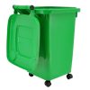 Thùng rác Chiết Giang Hàng Châu phân loại Thùng rác gia đình dung tích lớn 60L30L chất thải nhà bếp dễ hư hỏng cộng đồng tài sản vệ sinh thùng ngoài trời
