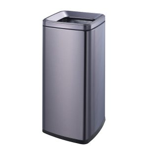 Thùng rác inox môi trường dung tích lớn Thùng rác hai lớp chống tràn nhà bếp khu vực cấm hút thuốc hộp bóc vỏ thùng bên trong 50 lít - Hình 2