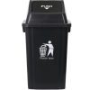 Thùng rác lớn gia đình Thùng rác lớn phục vụ ăn uống thương mại nhà bếp không có nắp vuông ngoài trời Thùng rác khách sạn công suất lớn đặc biệt