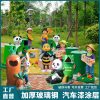 Thùng rác Ngoài trời sân ngoài trời phim hoạt hình động vật điêu khắc công viên rừng phong cảnh phong cảnh sáng tạo sợi thủy tinh gia cố nhựa Thùng rác Thùng rác trái cây da hộp trang trí