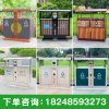 Thùng rác ngoài trời Thùng rác ngoài trời hộp lớn bằng thép không gỉ khung cảnh công viên đường phố bất động sản thương mại vệ sinh xô