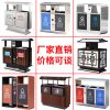 Thùng rác ngoài trời Thùng rác thép không gỉ lớn vệ sinh hộp vỏ hộp công viên cộng đồng danh lam thắng cảnh ngoài trời phân loại Thùng rác đôi Thùng rác