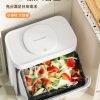 Thùng rác Người trợ giúp tốt Thùng rác nhà bếp nhà vệ sinh nhà vệ sinh bàn đạp bị nứt giỏ giấy lưu trữ thùng ngoài trời phòng khách lớn