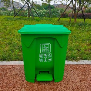 Thùng rác nhựa đạp chân 50L phân loại ngoài trời Thùng rác vệ sinh nhà bếp loại K 80 lít Thùng rác y tế 100L - Hình 3