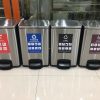Thùng rác phân loại bằng thép không gỉ lớn gia đình thương mại phòng khách nhà bếp sáng tạo với nắp Thùng rác công cộng ngoài trời