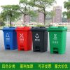 Thùng rác Phân loại Thùng rác ngoài trời thương mại lớn có nắp đậy Thùng rác nhà bếp loại hộp da trái cây có chân đạp gia đình Thùng rác dày có chân bước